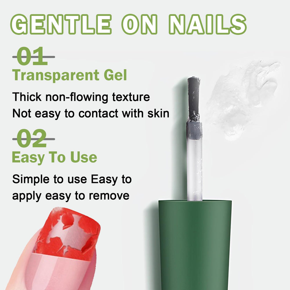 Smooth nail surface after removal using QIUFSSE formula