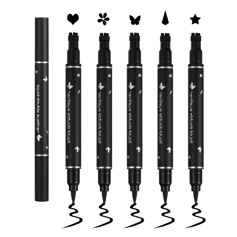 Qiufsse stylo delineant yeux tampon double tête pour des traits nets et précis.