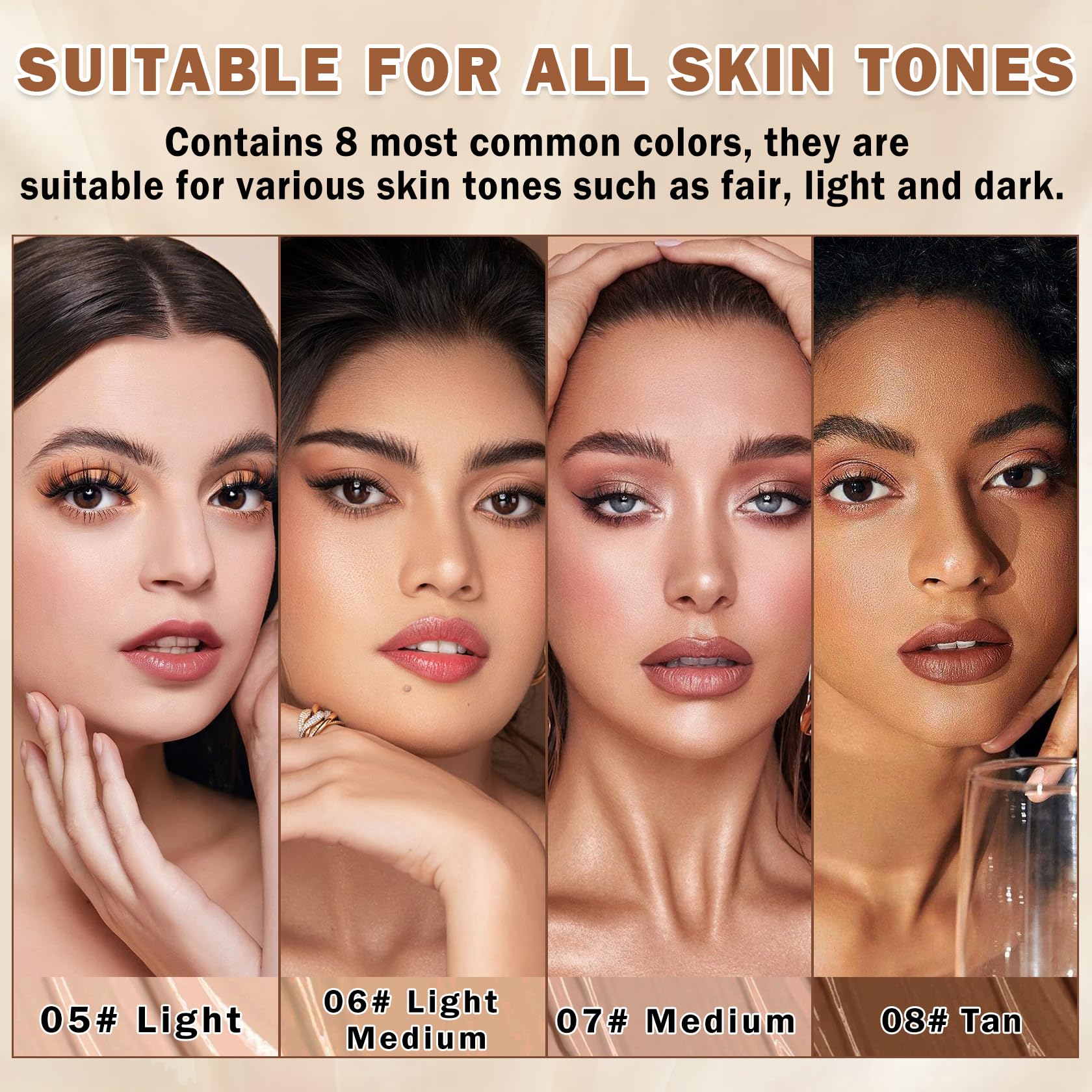 QIUFSSE cadeau maquillage: idéal pour offrir à une passionnée de beauté.