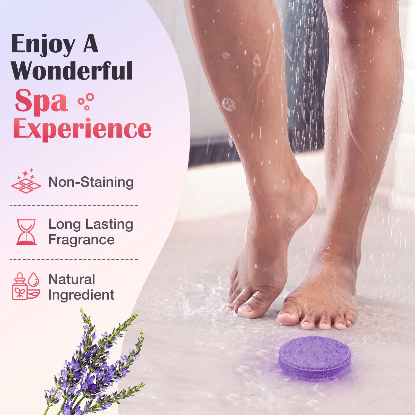 Qivatex galette-douche pastèque pour parfum estival