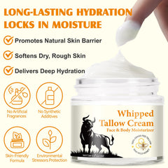QJCWXIAOX texture crème fouettée montrant douceur et hydratation.