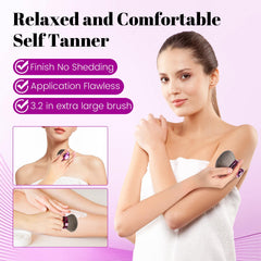 Brosse bronzage mousse QJKLWV, mélange parfait sur le corps.