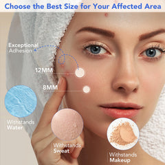 Pansement hydrocolloïde Qmakup: adhérent et respirant sur la peau.