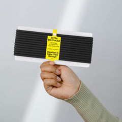 Qooocy élastique pour cheveux bouclés épais, maintien sûr et confortable.