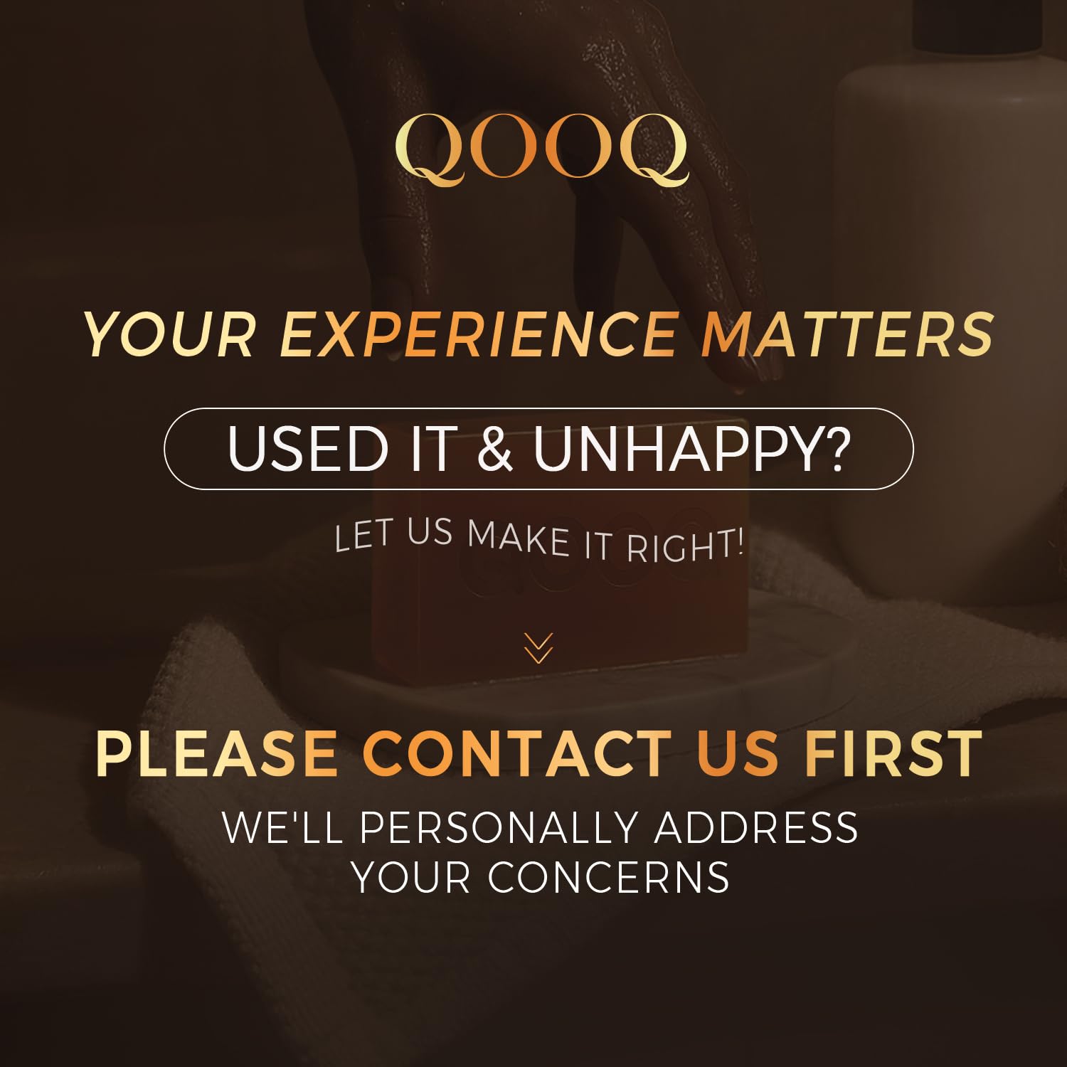 Savon QOOQ sans parabènes pour une routine douce.