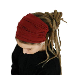Qovelly Tube Dreadlocks noir: maintien des tresses pendant le sommeil et confort.