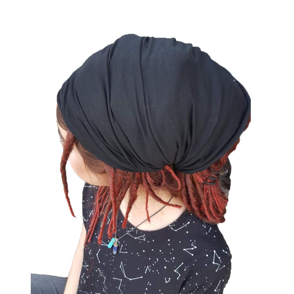 Qovelly Tube Dreadlocks rouge: style discret et protection des cheveux.