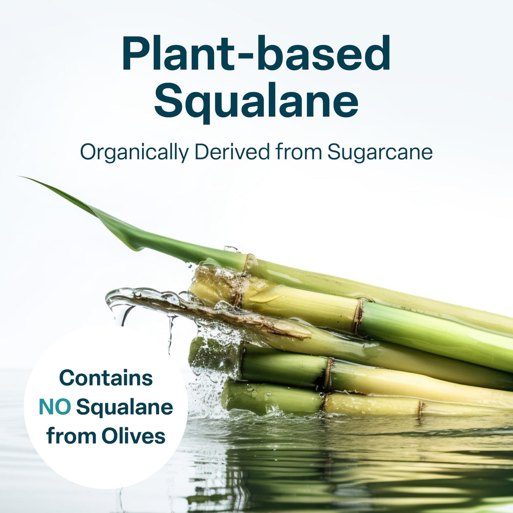 Huile QRxLabs Squalane pour dermaplaning, glisse et efficacité.
