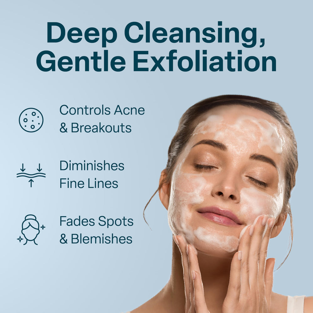 QRxLabs: texture gel exfoliante prête à l’emploi pour peau lisse.