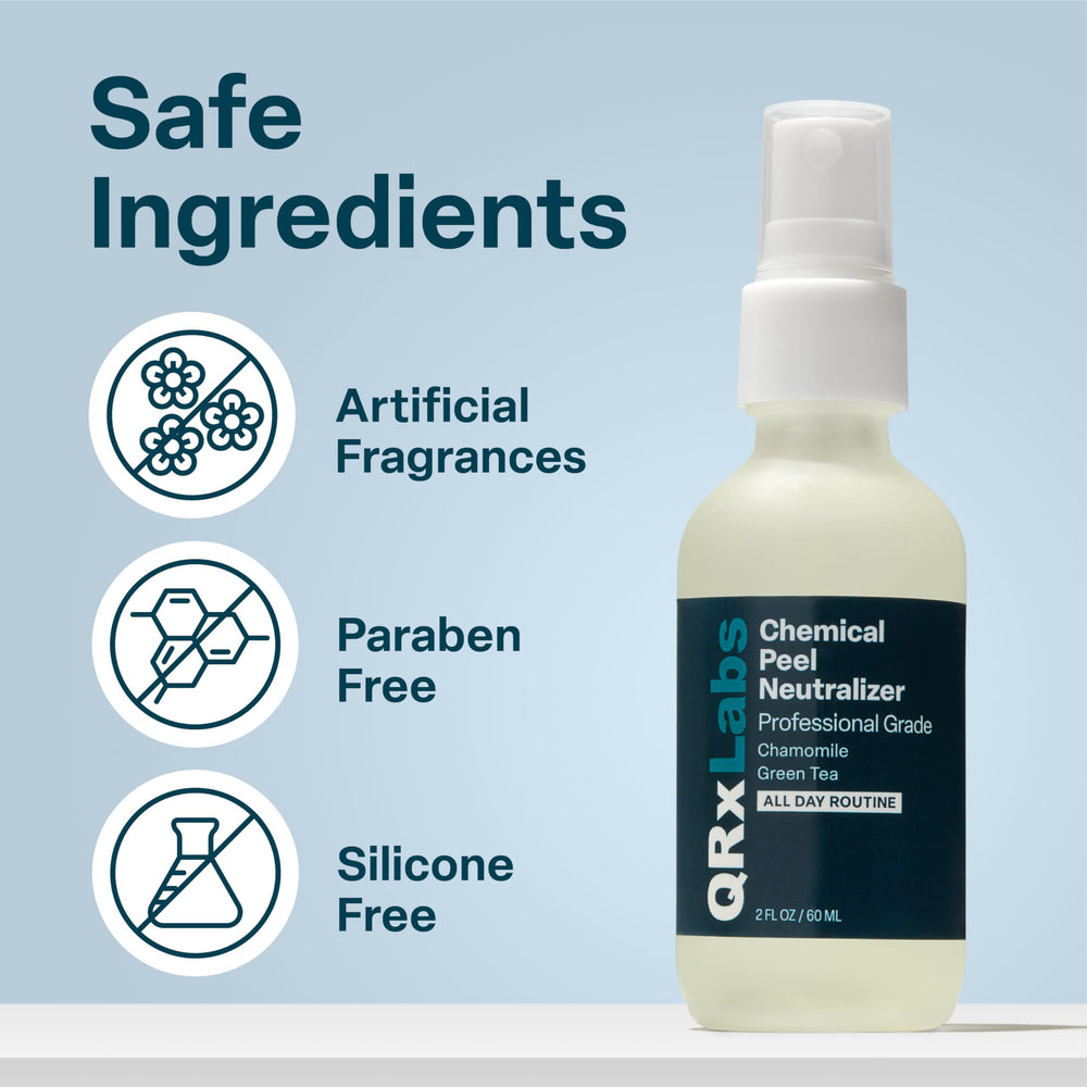 QRxLabs tonique hydratant visage, effet rafraîchissant