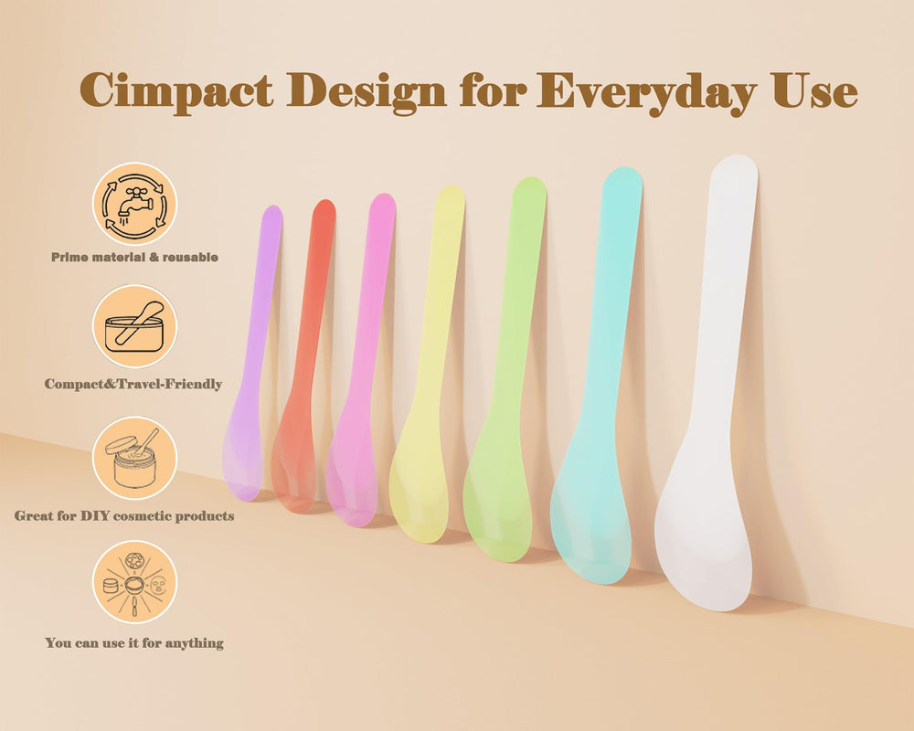 QsQueen spatules cosmétiques – idéal pour salons et démonstrations professionnelles.