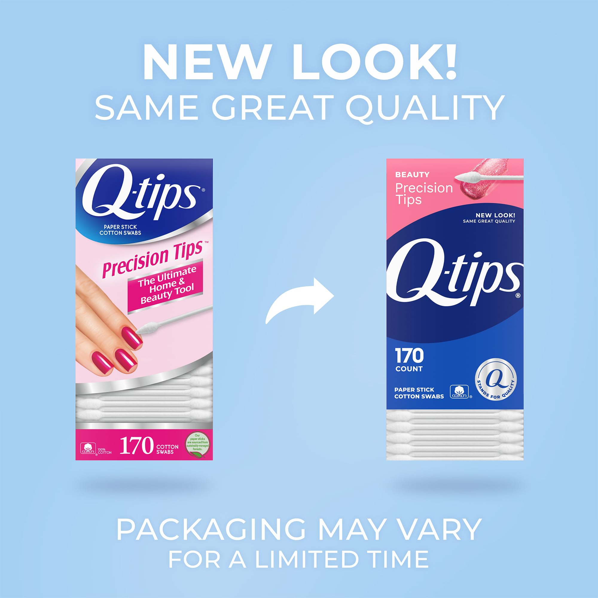 Application maquillage des yeux avec pointes effilées Q-tips.