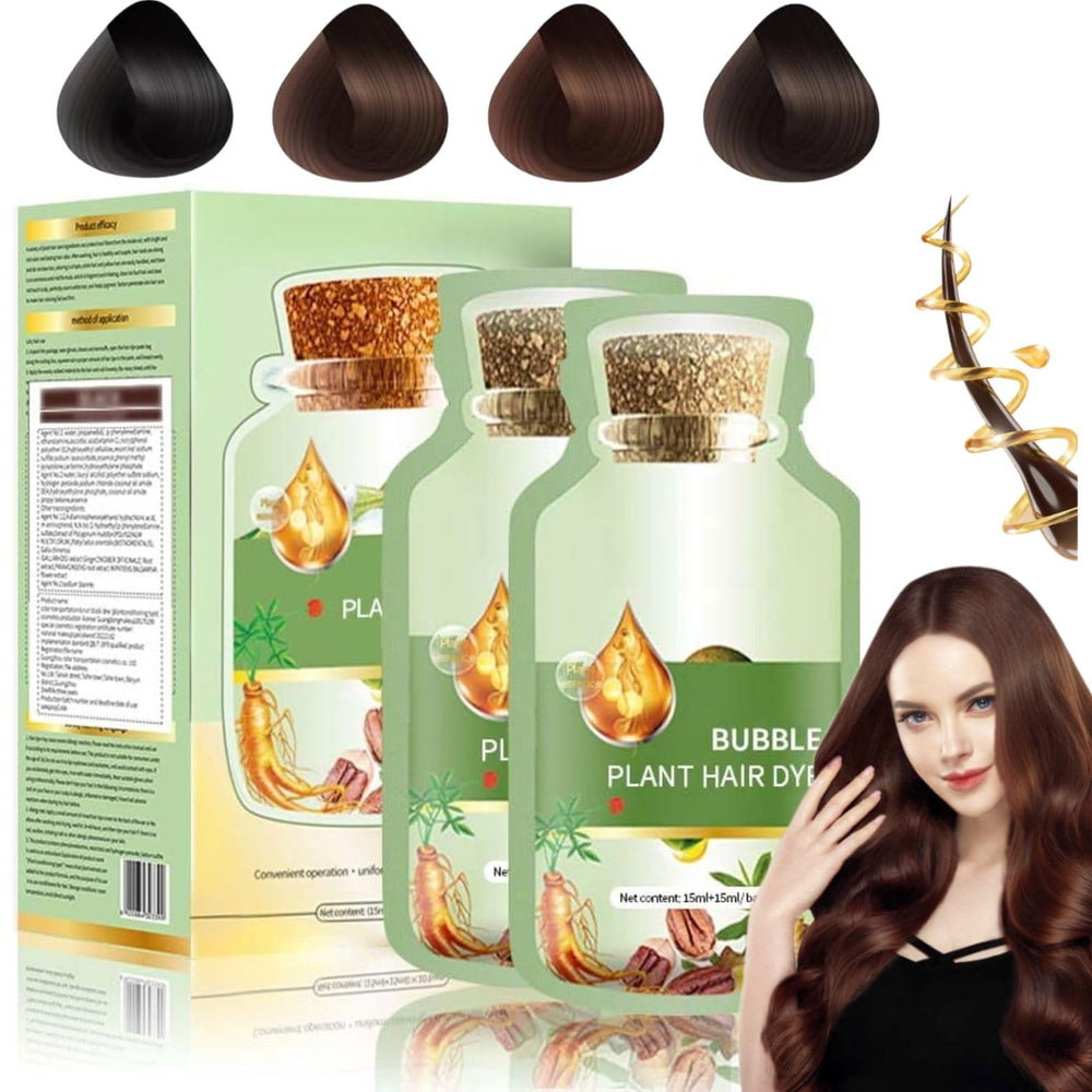 QUAAM Bubble Coloration Cheveux : mousse naturelle pour une couleur uniforme sans cuir chevelu irrité