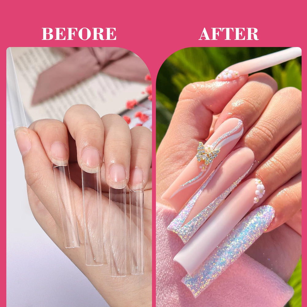 Embouts Quaferen compatibles colle et gel pour décorations.