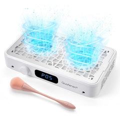 Quaferen Nail Dust Collector, aspiration 360°, capture poussières gel et acrylique pour une manucure propre.