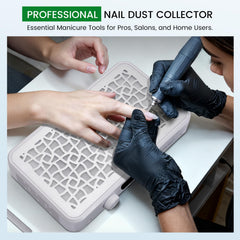 Quaferen Nail Dust Collector, papiers jetables faciles à changer en 3 secondes, entretien rapide.