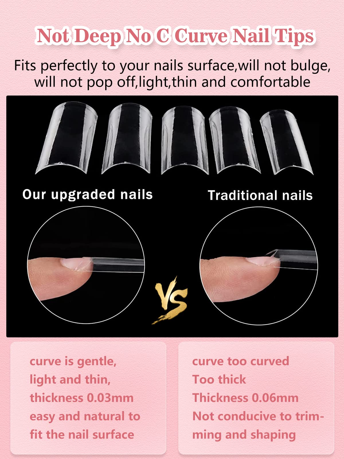 Tip Quaferen en résine douce, sûr et sans odeur pour vos ongles.
