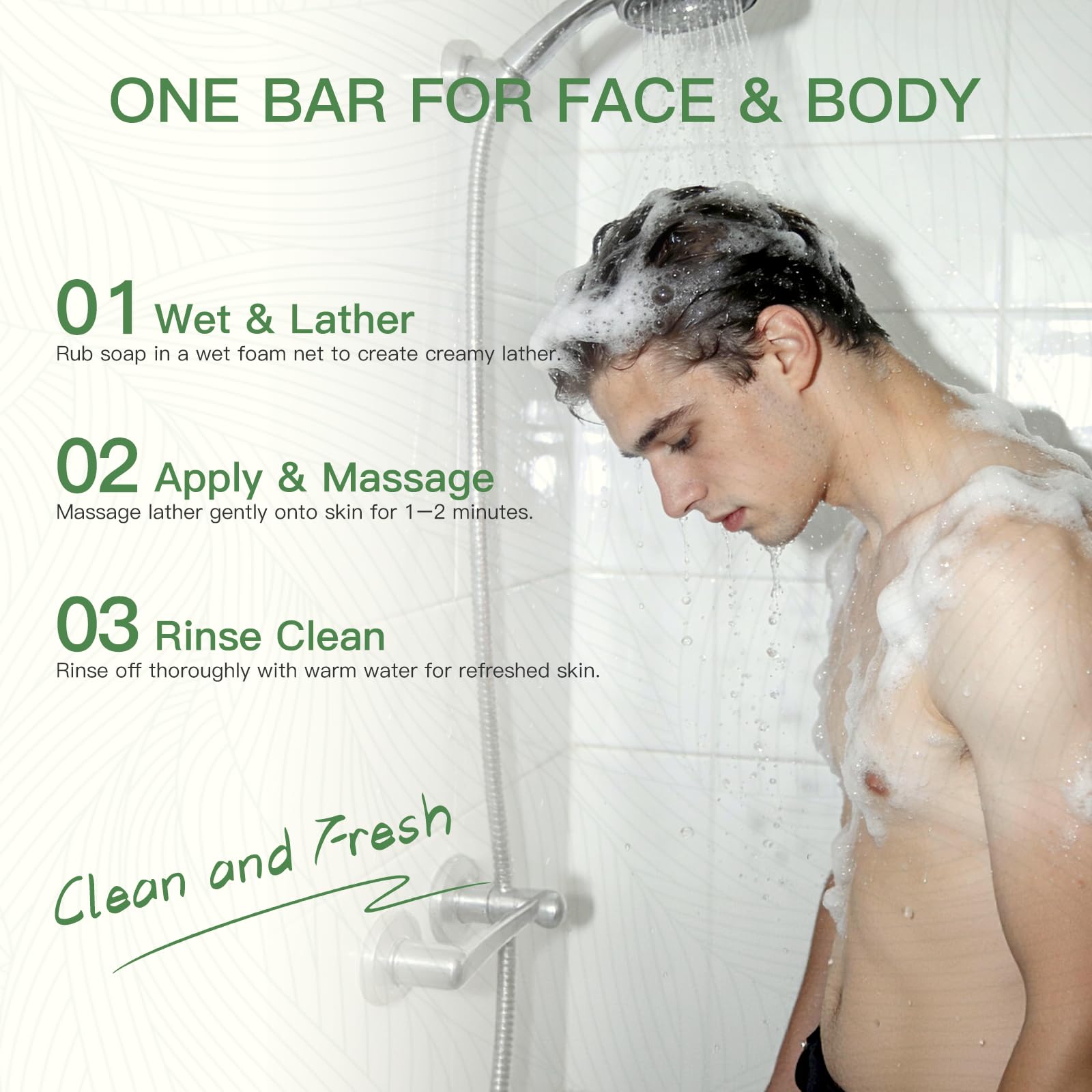 QualiLife Tea Tree Soap with light herbal fragrance fits daily routines.