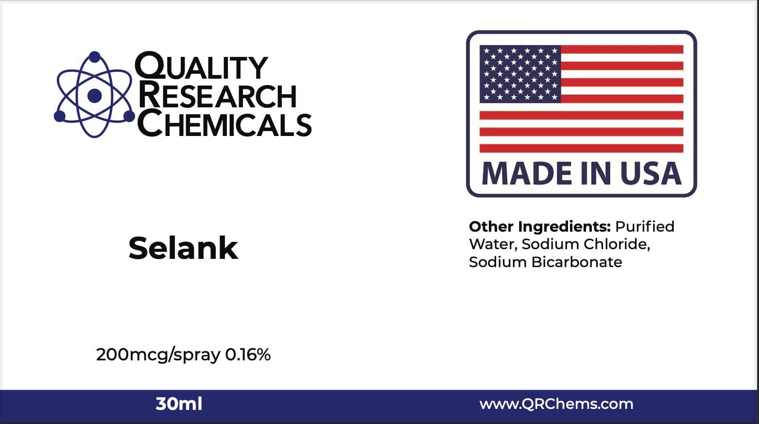 Quality Research Chemicals Selank TP-7, systeme dosage par pulverisation facile.