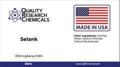 Quality Research Chemicals Selank TP-7, systeme dosage par pulverisation facile.