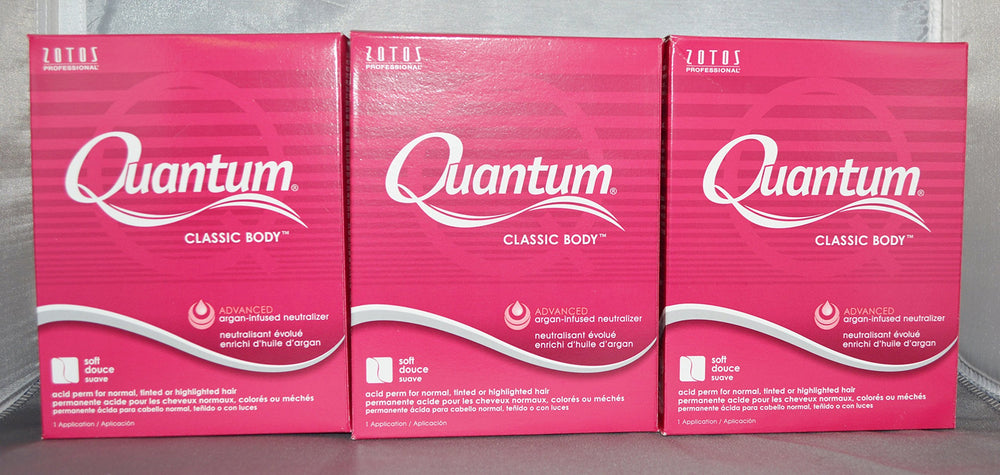 Quantum Classic Body Acide Perm – bouteille prête à l’application et contrôle précis.