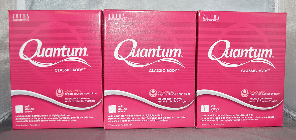 Quantum Classic Body Acide Perm – bouteille prête à l’application et contrôle précis.