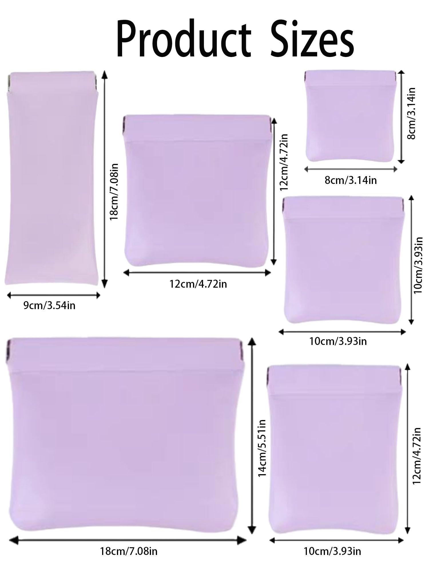 Pochette maquillage Quarter Rainbow avec fermeture à pression, sécurité lors des déplacements.