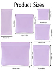 Pochette maquillage Quarter Rainbow avec fermeture à pression, sécurité lors des déplacements.