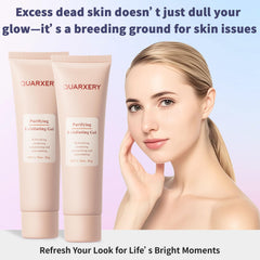 QUARXERY Gel Purifiant Exfoliant Visage – application rapide pour un teint frais.