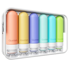 Quatish bouteilles voyage 3oz sans fuite avec bouchon étanche pour bagages.