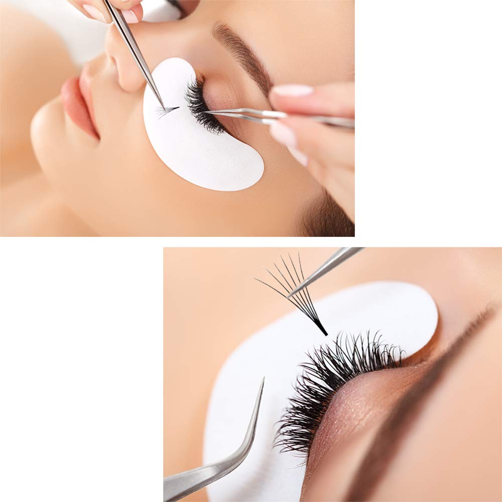 QUEWEL Lashes faciles à poser soi-meme avec pinces et colle professionnelle.