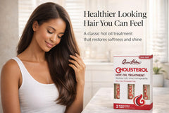 Queen Helene Cholesterol Hot Oil Treatment ingredient-cholesterol supports moisture restoration