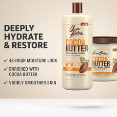 Jar of Queen Helene Cocoa Butter Hand & Body Lotion on vanity