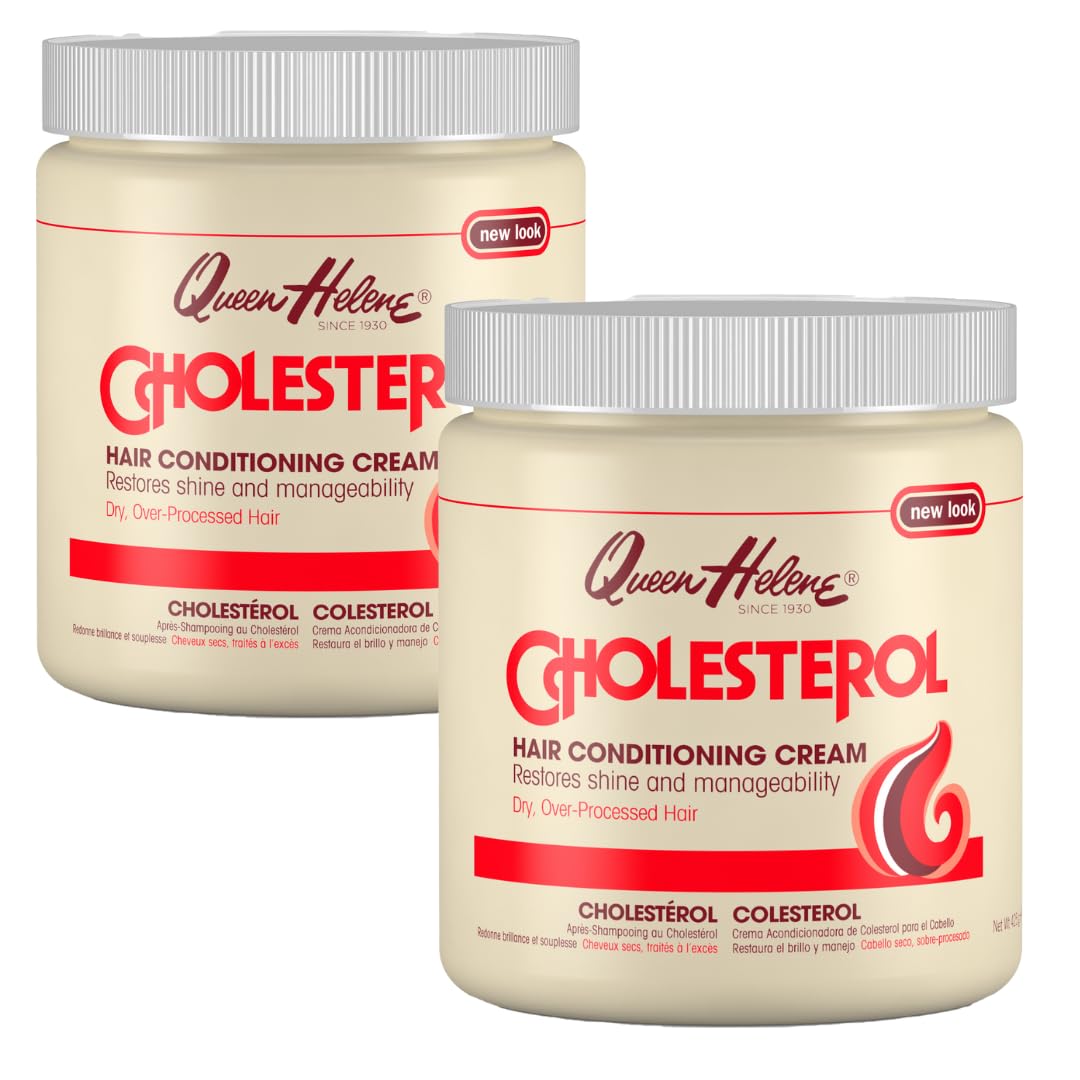 Queen Helene Crème au cholestérol : bouteille en train de verser, hydratation en profondeur.