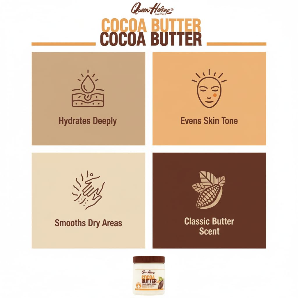 Queen Helene cocoa butter lotion fits into daily skincare routine