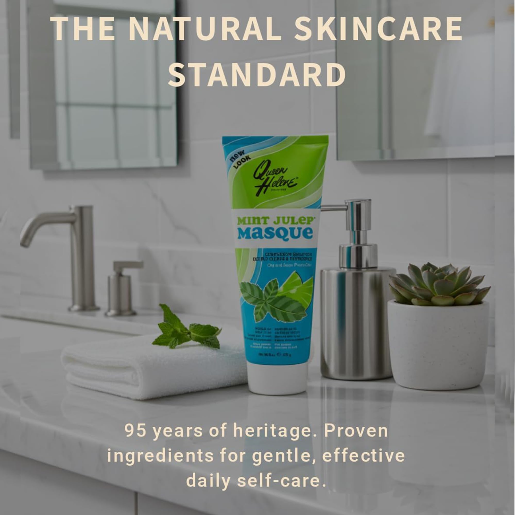 Sensation fraîcheur mentholée du masque Queen Helene Mint Julep sur le visage