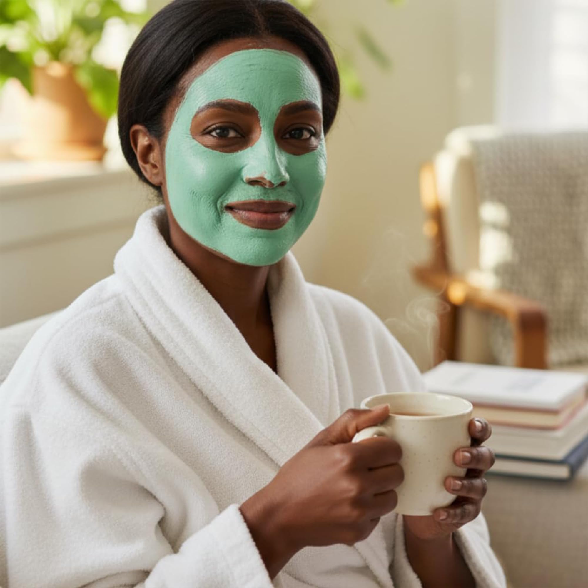 Teint plus clair après utilisation du masque Queen Helene Mint Julep