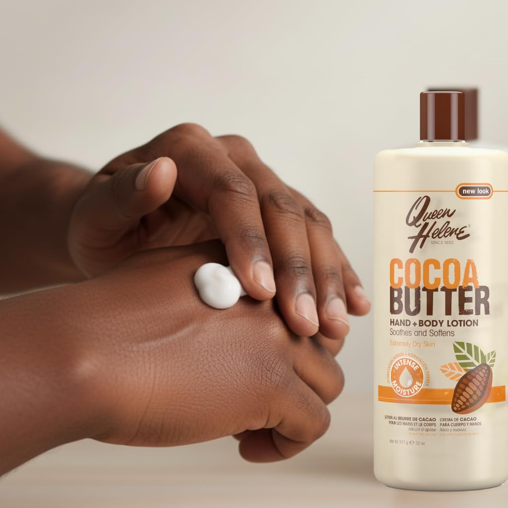 Queen Helene natural cocoa butter and lanolin blend provides moisture