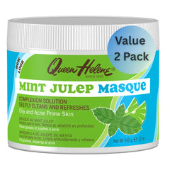 Pot de masque menthe Queen Helene pour une peau rafraîchie et purifiée.