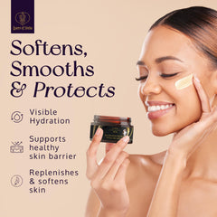 Soin capillaire Queen of Shea: cheveux hydratés et plus doux