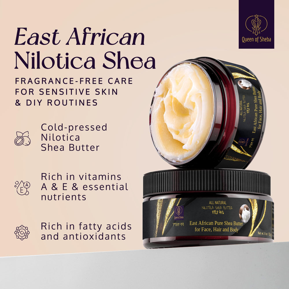 Texture crème fondante Queen of Shea pour le corps, soin nourrissant