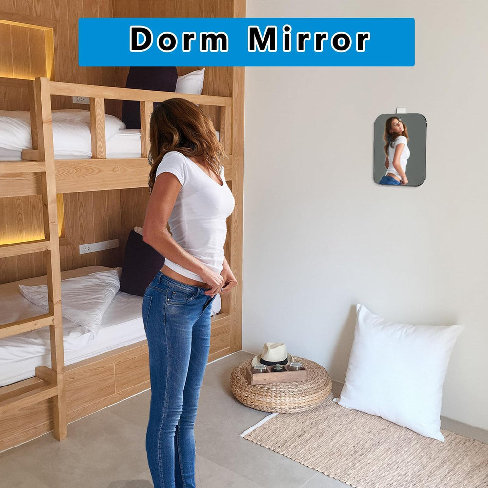 Miroir Quegau avec crochet mural pour salle de bain.
