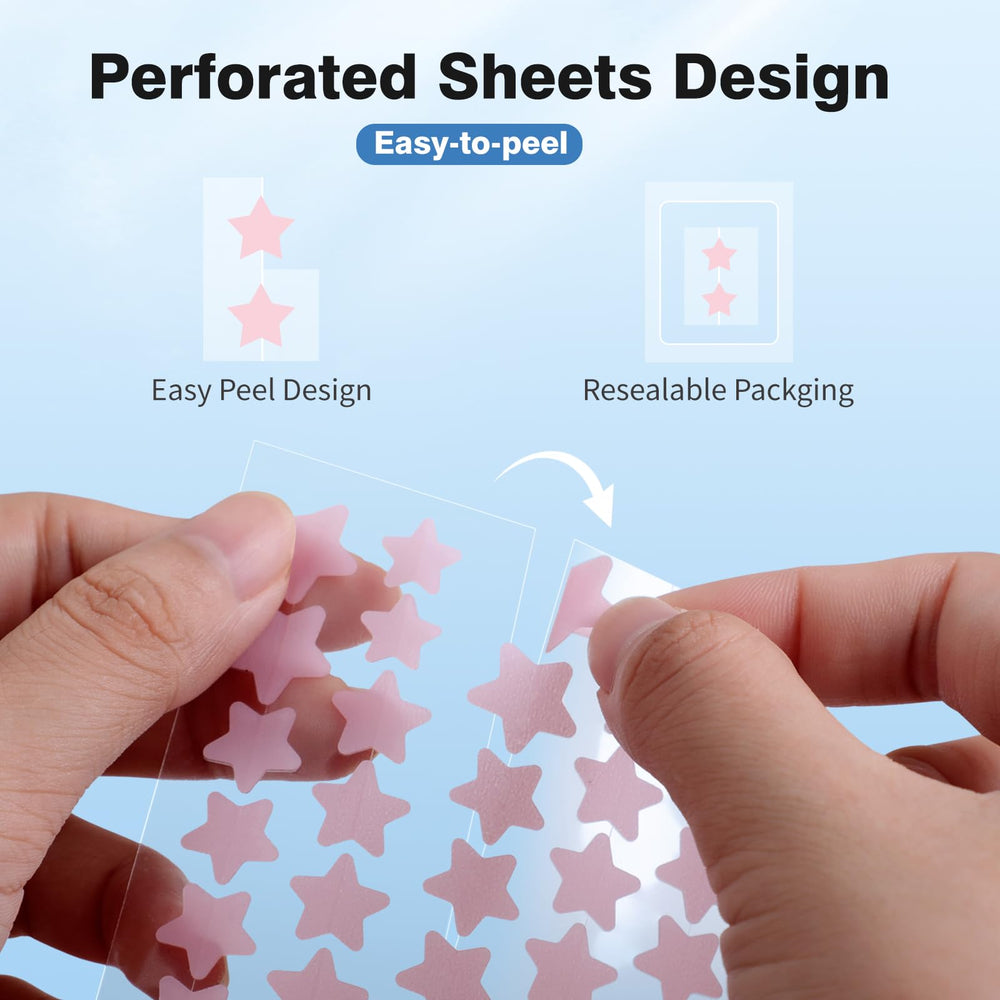 QUSTERE patch transparent: discrétion sous maquillage et peau sensible.