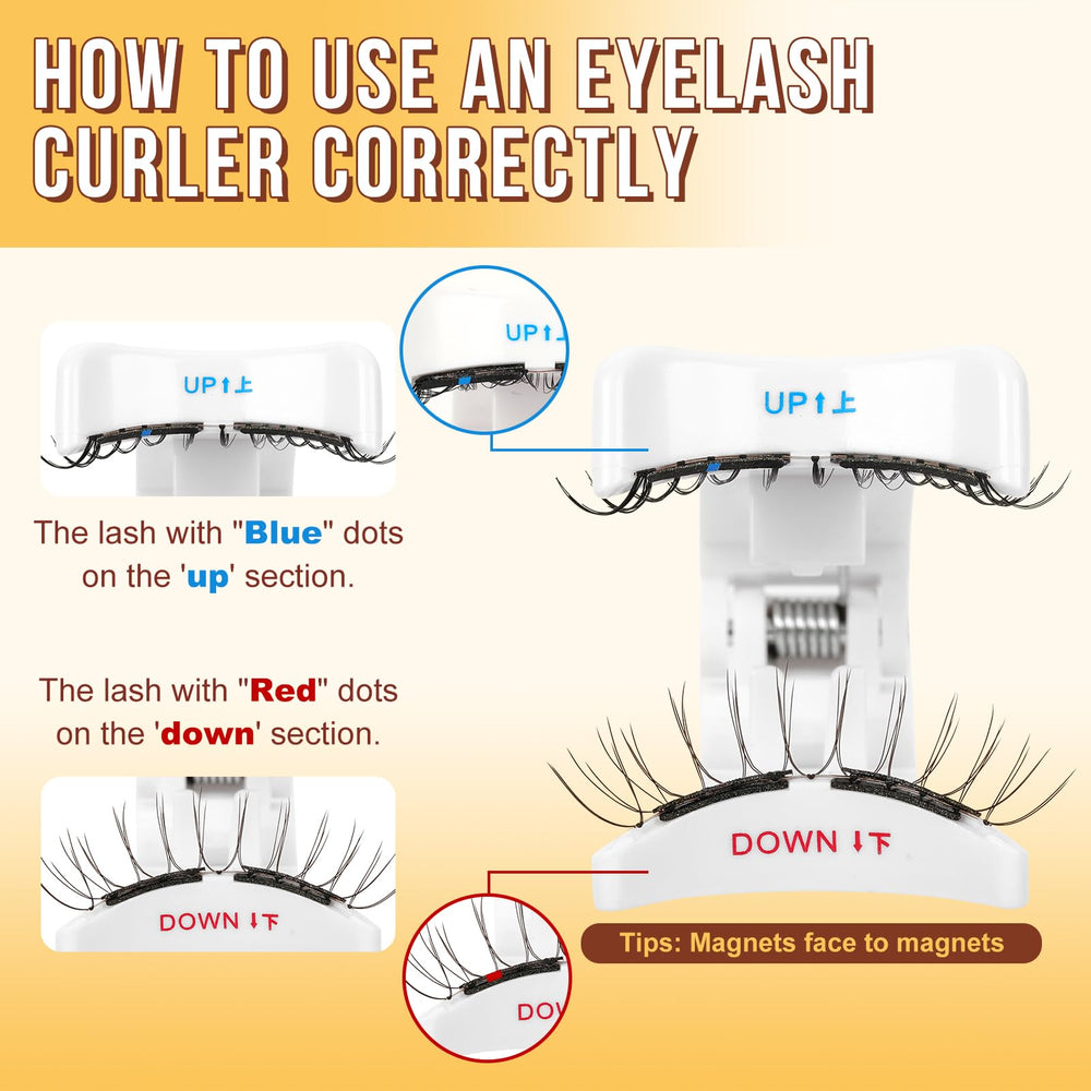 Les cils magnétiques QUEWEL présentent une apparence naturelle pour un look discret.