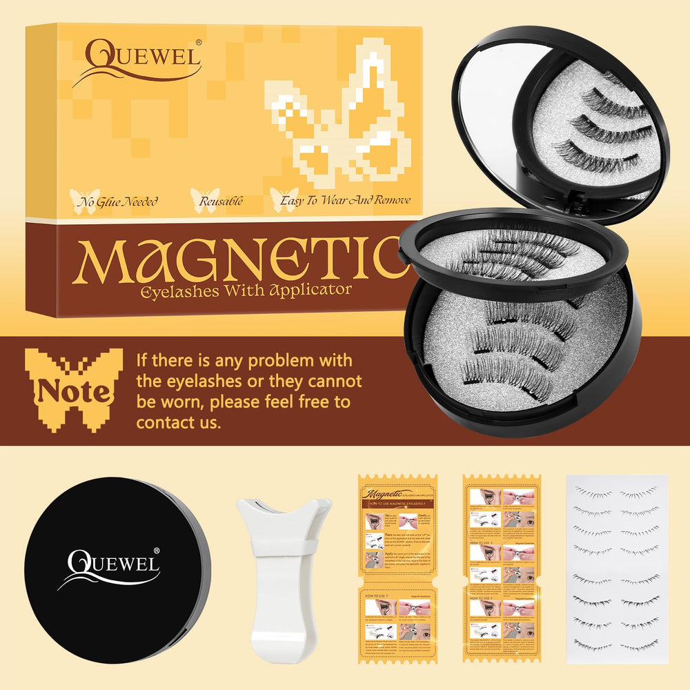 QUEWEL cils magnetiques reutilisables - economie et respect de l'environnement