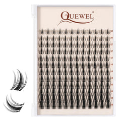 QUEWEL Fairy-Lash-Clusters ensemble 144 pièces pour cils manga variés