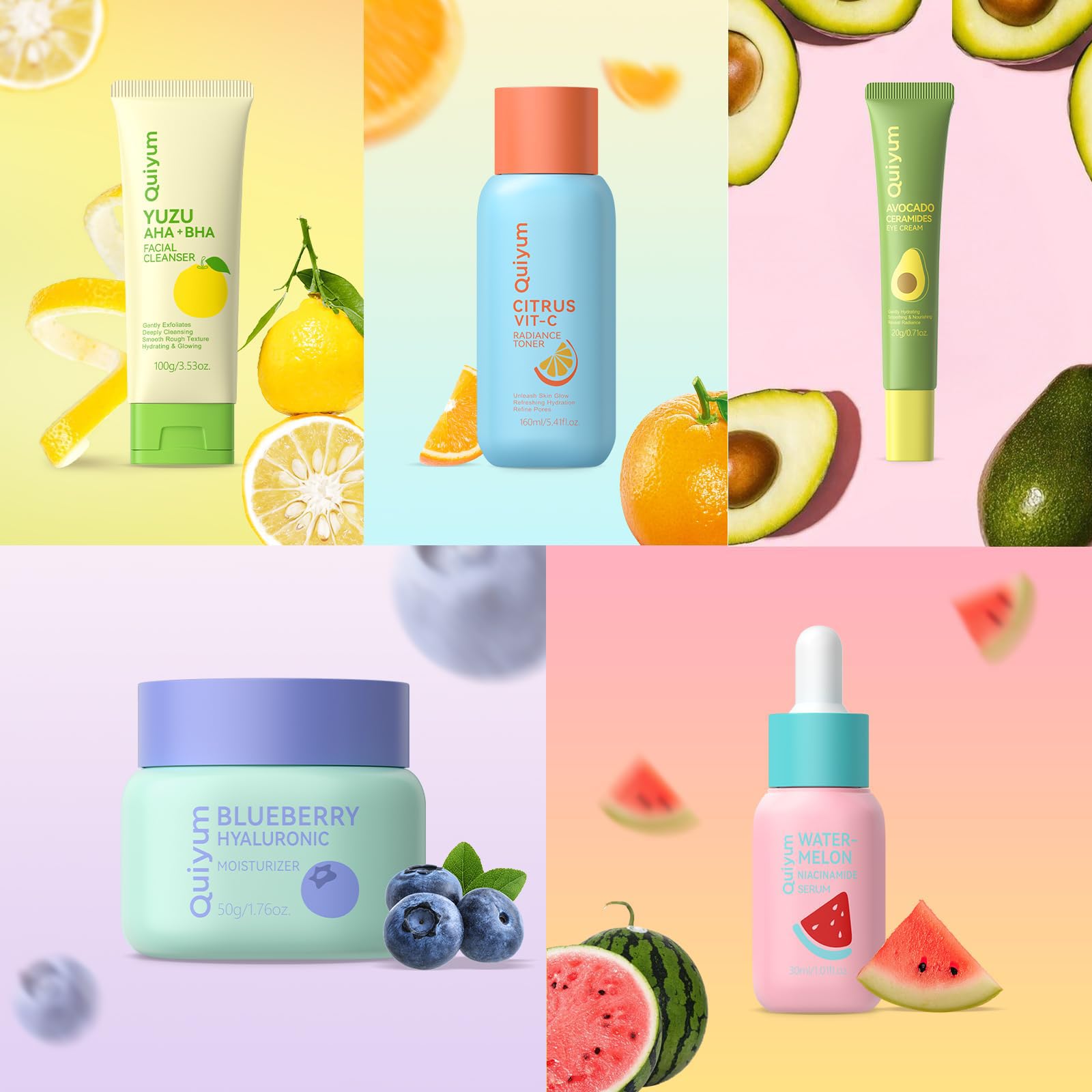 Coffret cadeau QUIYUM soin peau, idéal à offrir.