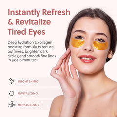 Patchs yeux HYALURONIQUE QUIA Beauty, hydratation en profondeur et allure lumineuse.