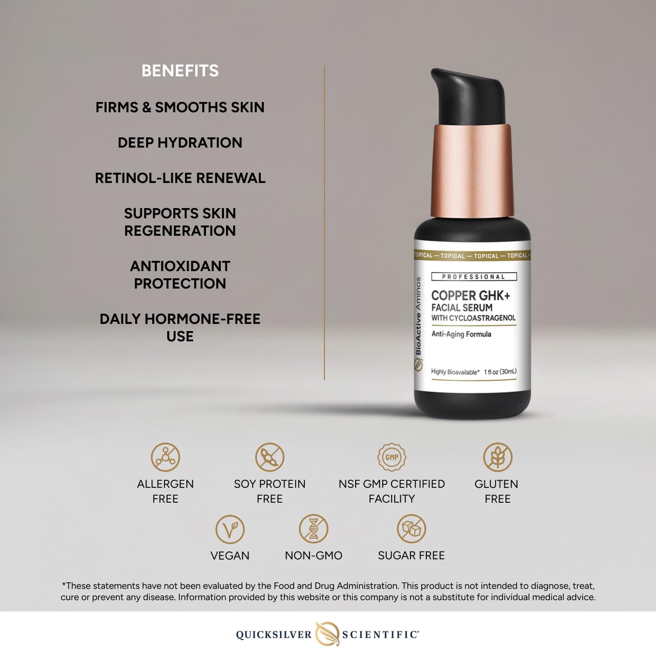 Application visage et cou, massage doux avant la crème hydratante.