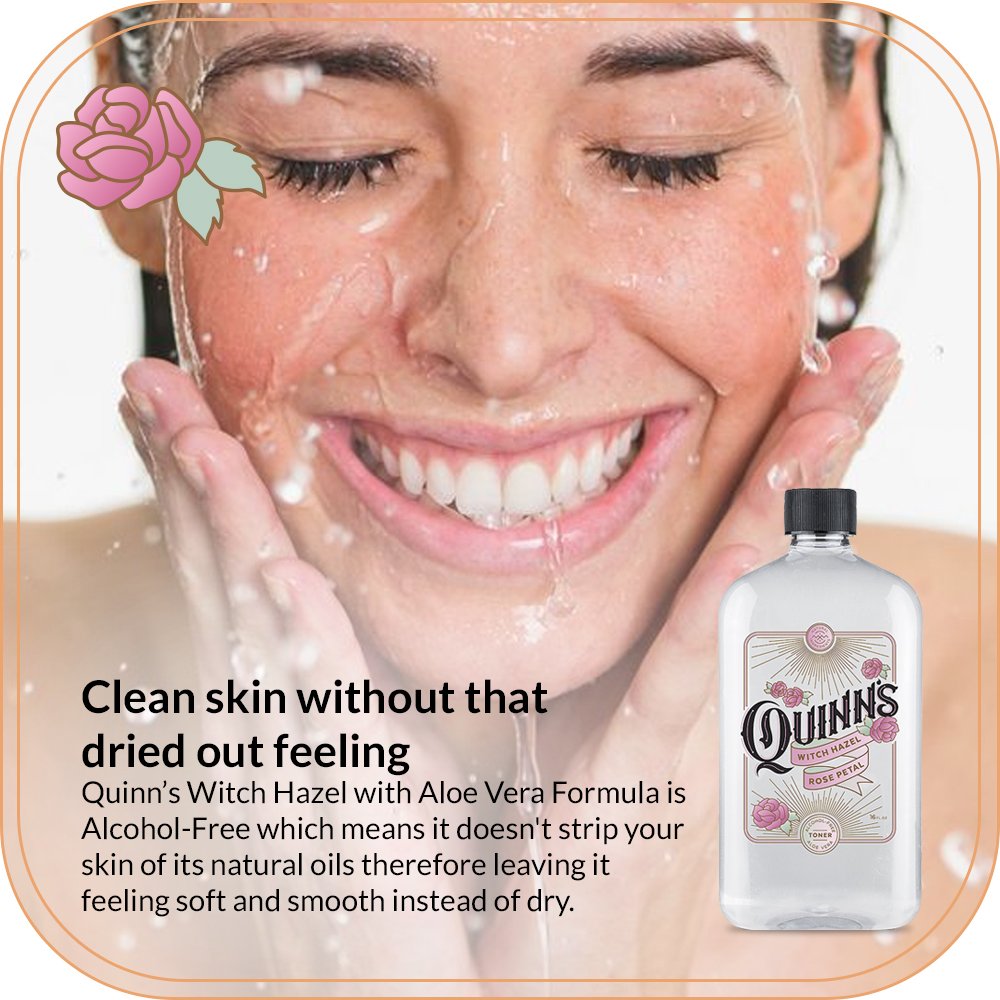 Quinns aloe-verte-rose – Hydratation légère pour toutes les peaux.